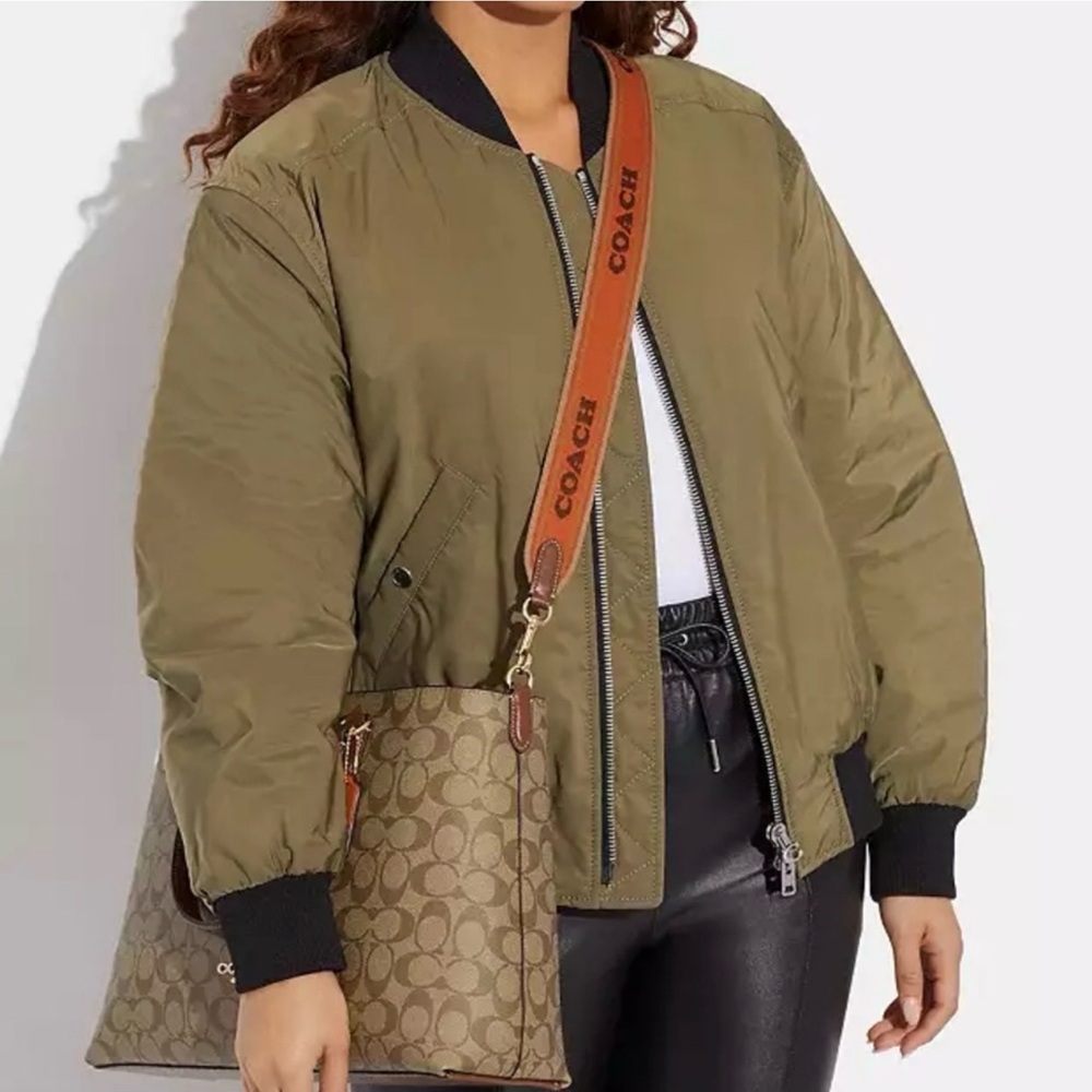 #3 Coach Brown Signature Shoulder Bag - Picture 4 of 7